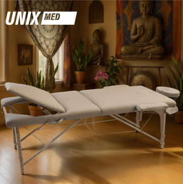 Массажный стол UNIX Serenity 3 Section Grey - 3